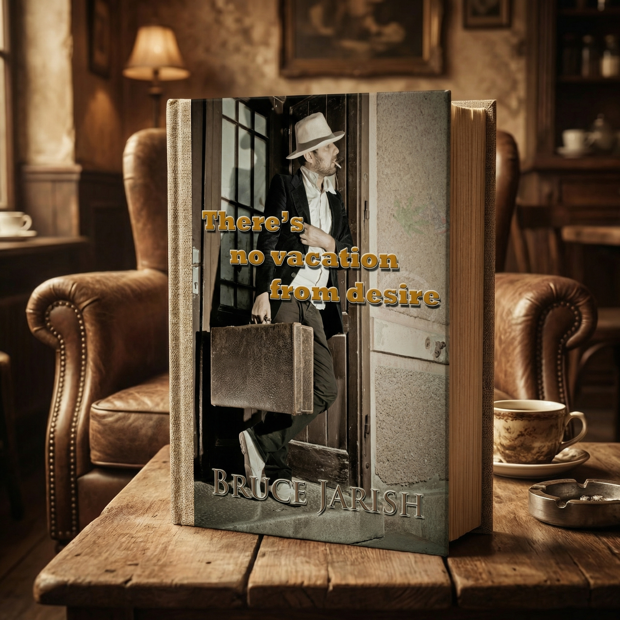 There's no vacation from desire cover mockup